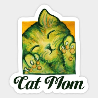 Cat Mom Sticker